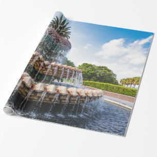 Ananas-Brunnen in Charleston, SC Geschenkpapier