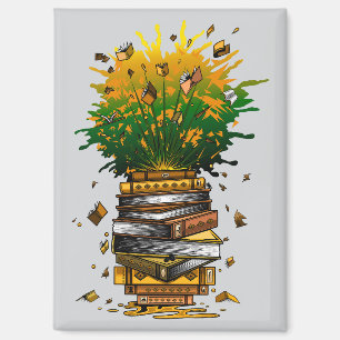Ananas Bücher Magnet