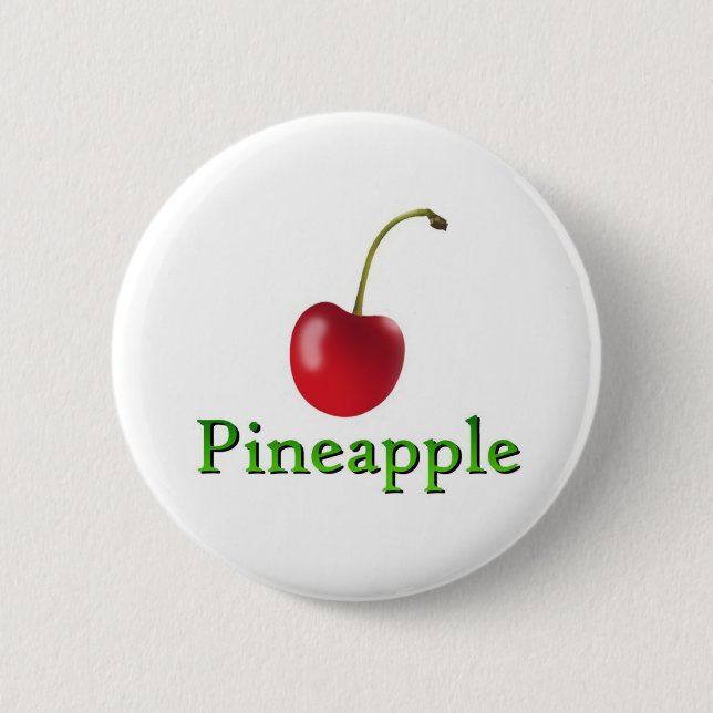 Ananas Button (Vorderseite)