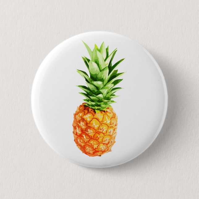 Ananas-Button Button (Vorderseite)
