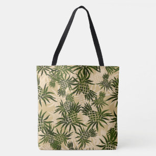 Ananas Camouflage Hawaiian Tropical Beach Bag Tasche
