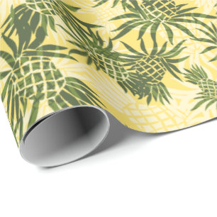 Ananas-Camouflage Hawaiian Tropical Geschenkpapier