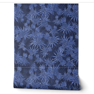 Ananas-Camouflage Hawaiian Tropical - Marine Tapete