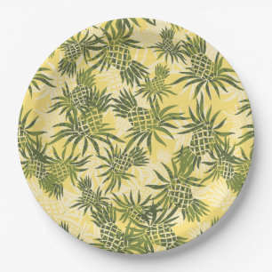 Ananas-Camouflage Hawaiian Tropical Pappteller