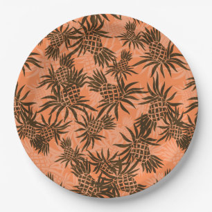 Ananas-Camouflage Hawaiian Tropical Pappteller