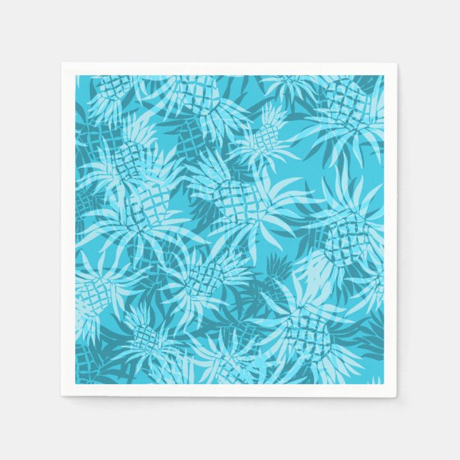 Ananas-Camouflage Hawaiian Tropical Serviette (Vorderseite)