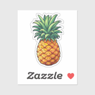 Ananas-Cartoon Aufkleber