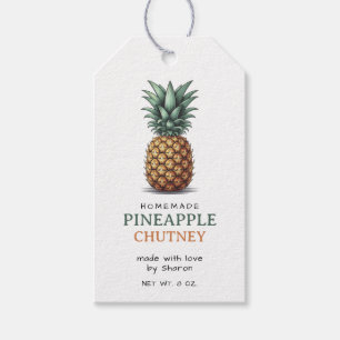 Ananas-Chutney-Etikett Geschenkanhänger