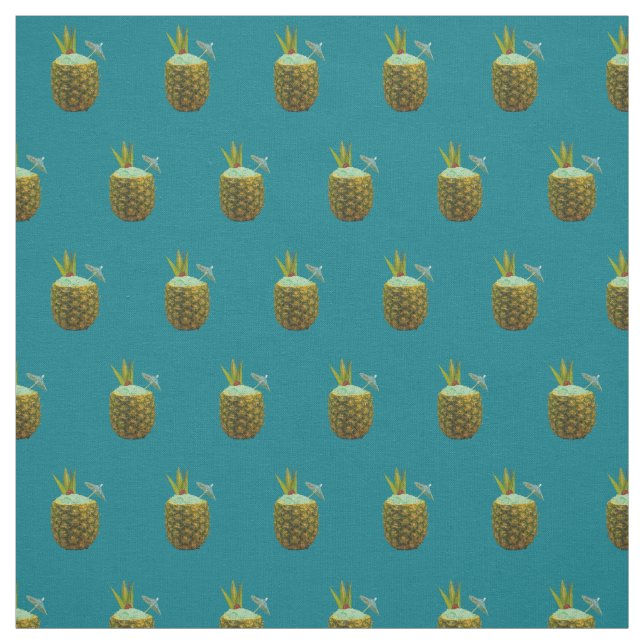 Ananas-Cocktail Stoff (Muster)