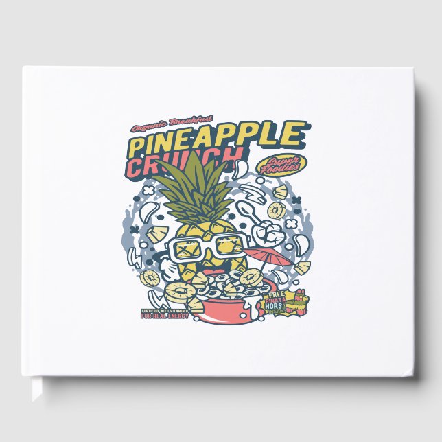 Ananas Crunch Gästebuch (Vorderseite)