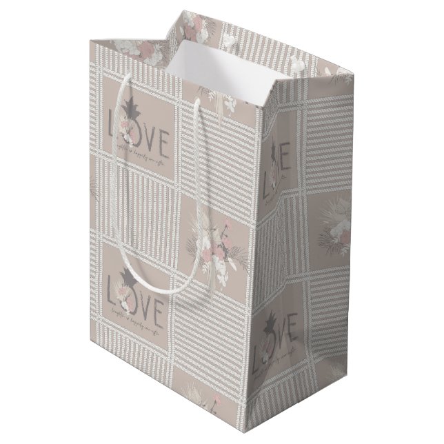 Ananas de son oeil, sac cadeau Romance Tropical (Dos Angle)