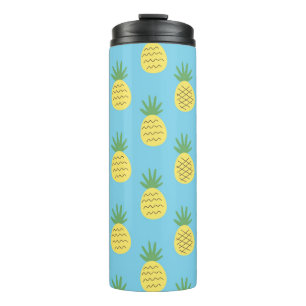 Ananas Delight: Tropische Fruchtwerbung Thermosbecher