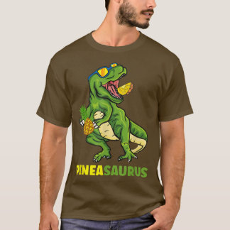 Ananas-Dinosaurier Tropisch Für Den Sommer Kinder  T-Shirt