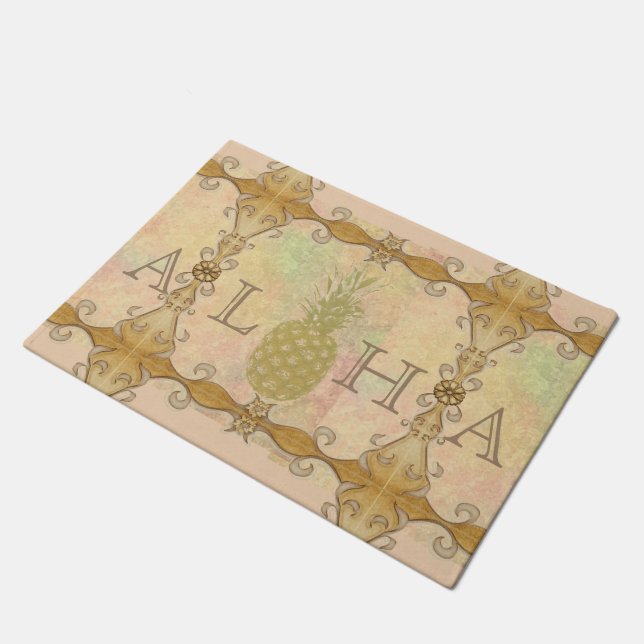 Ananas Door Mat Fußmatte (Schrägansicht)