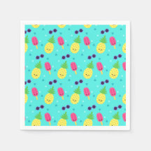 Ananas, Eiscreme und Sonnenbrille