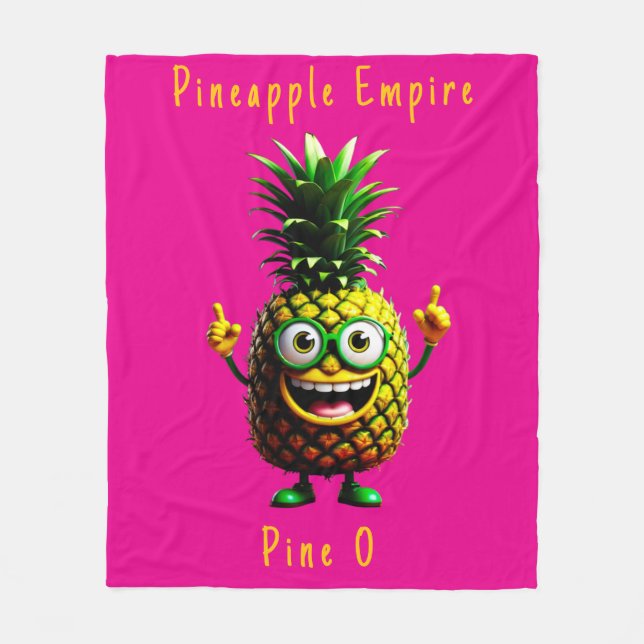 Ananas Empire Fleece Blanket (Vorderseite)