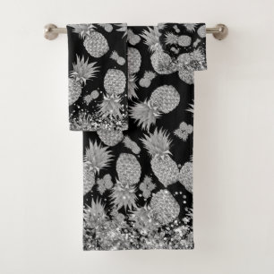 Ananas en argent amusant avec Parties scintillant 