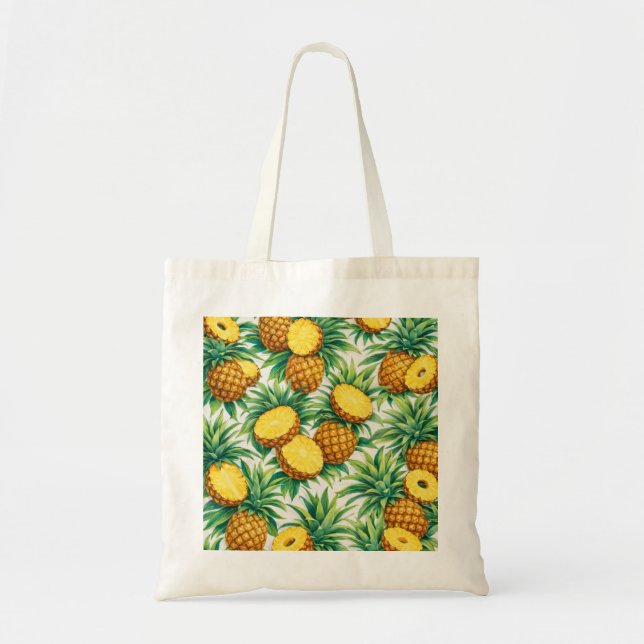 Ananas-Ernte-Muster  Tragetasche (Vorne)