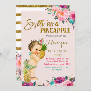 Ananas Erstgeburt Einladung