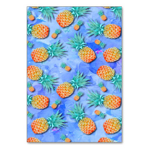 Ananas. Farbe. Feier. Tischnummer