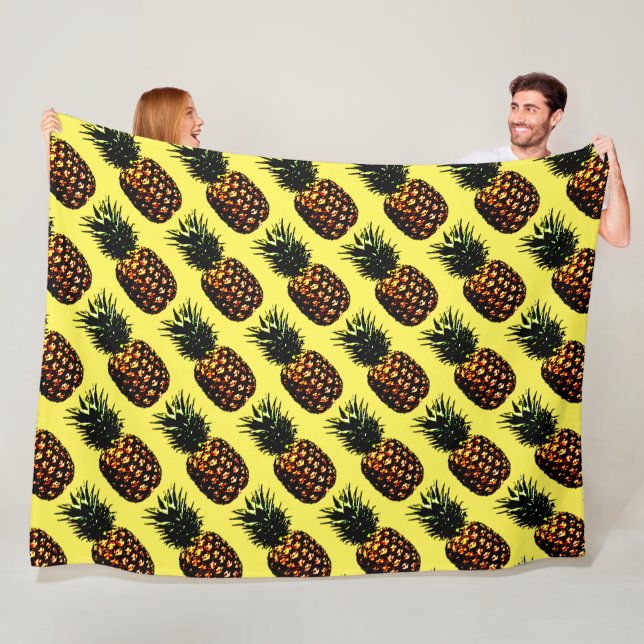 Ananas Fleecedecke (Beispiel)