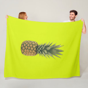 Ananas Fleecedecke