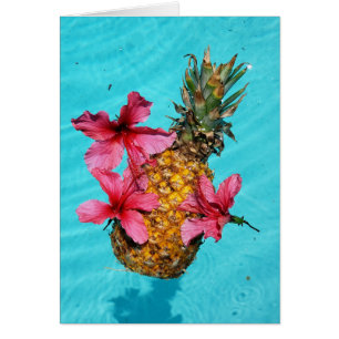 Ananas flottant et Hibiscus