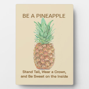 Ananas Fotoplatte