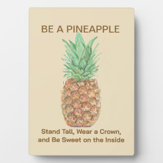 Ananas Fotoplatte