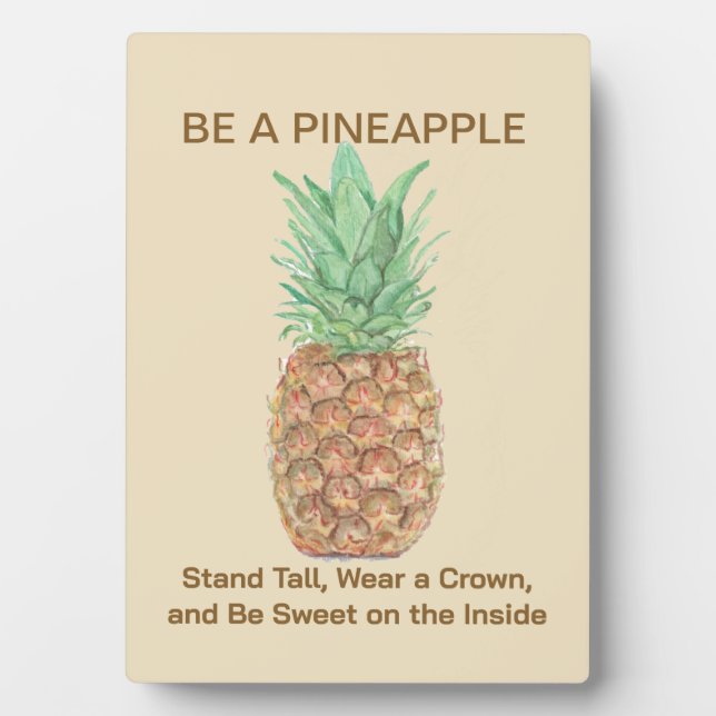 Ananas Fotoplatte (Vorderseite)