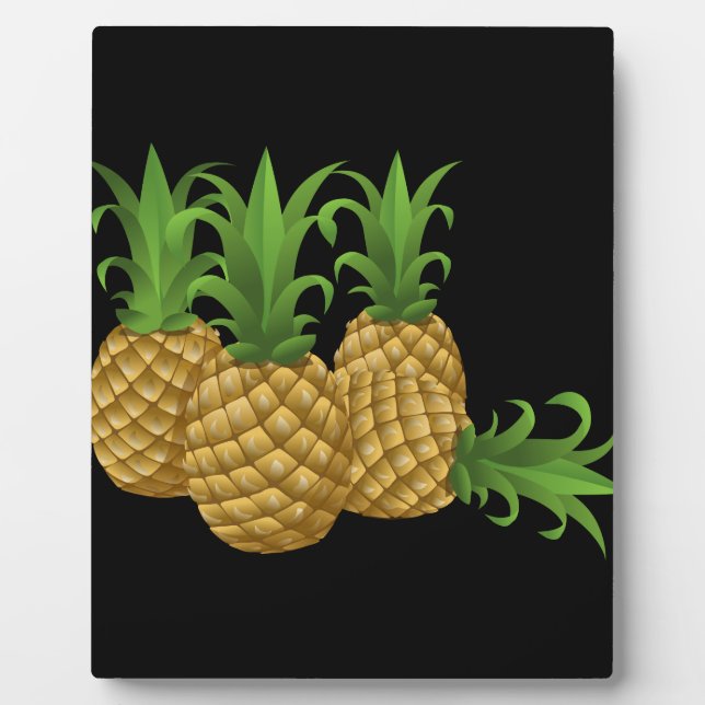 Ananas Fotoplatte (Vorderseite)