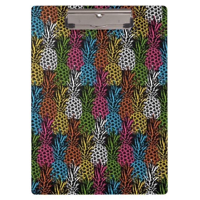 Ananas, frei und süß klemmbrett (Vorderseite)