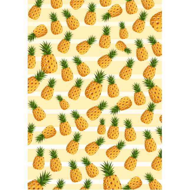 Ananas Freistehende Fotoskulptur (Vorne)