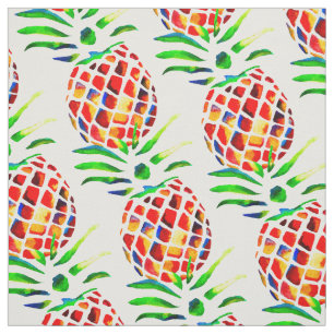 Ananas Frucht bunt Pop Art Stoff