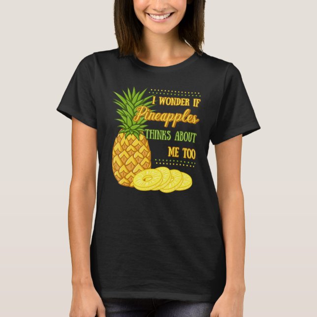Ananas Frucht Pflanze Juice Funny Hawaiian Quotes T-Shirt (Vorderseite)