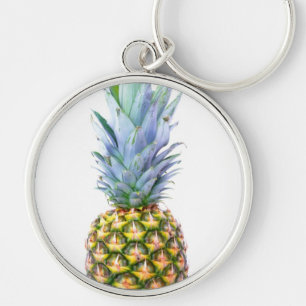 Ananas Frucht Strand Dessert Bunt Tropisch Schlüsselanhänger