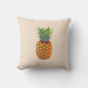 Ananas-Früchte auf leicht beige Kissen