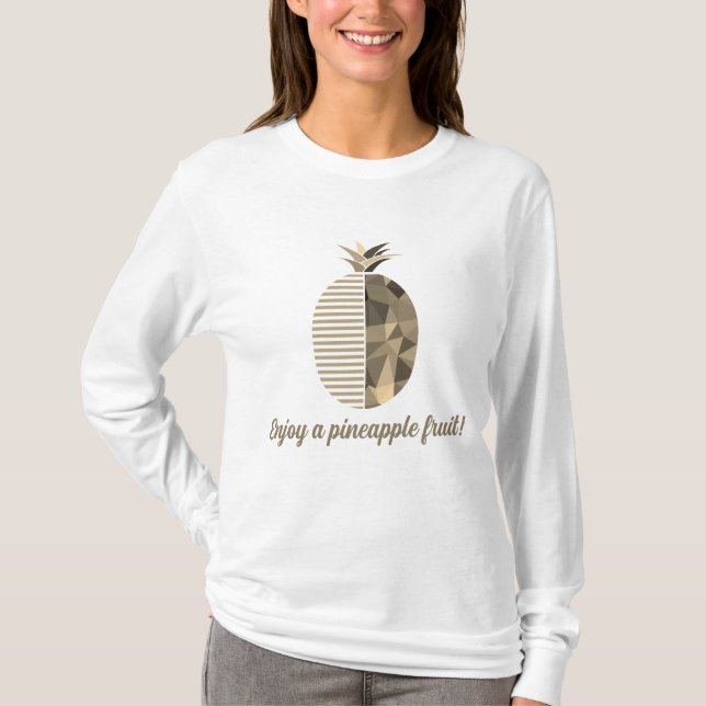 Ananas-Fruchtfutter T-Shirt (Vorderseite)
