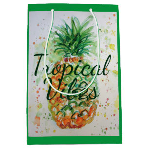Ananas Fruchtfutter tropische Früchte Orange Limo Mittlere Geschenktüte