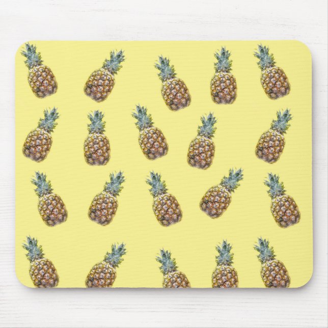 Ananas Fruchtmuster Mousepad (Vorne)