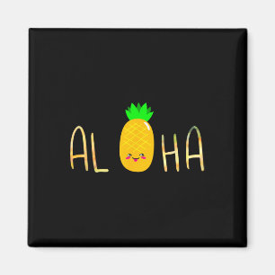Ananas Fruit Aloha Beaches Hawaii - Hawaiian Magnet