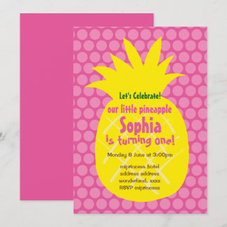 Ananas-Geburtstagseinladung Einladung