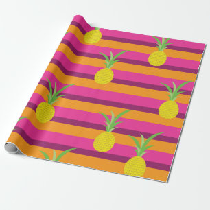 Ananas Geburtstagsparty Geschenkpapier