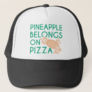 Ananas gehört auf Pizza Truckerkappe