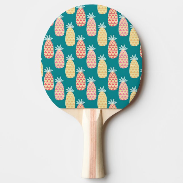 Ananas-Gekritzel-Muster Tischtennis Schläger (Vorderseite)