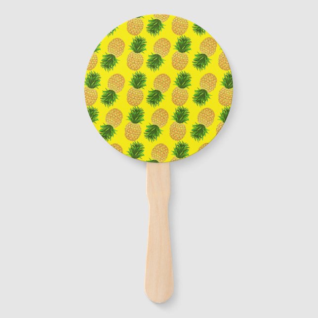 Ananas gelb fächer (Vorderseite)