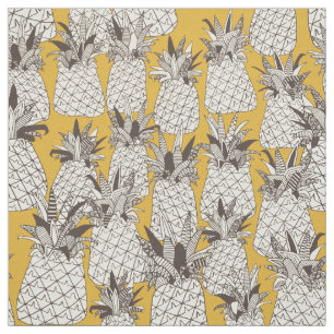 Ananas-Gelb Stoff