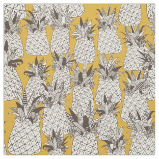 Ananas-Gelb Stoff