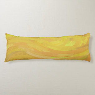 Ananas Gelber Swirl Seitenschläferkissen