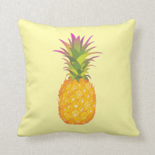Ananas - gelbes tropisches Kissen